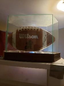 Autographed 2013 grey cup champion roughriders football