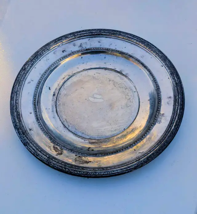 sterling silver plate
