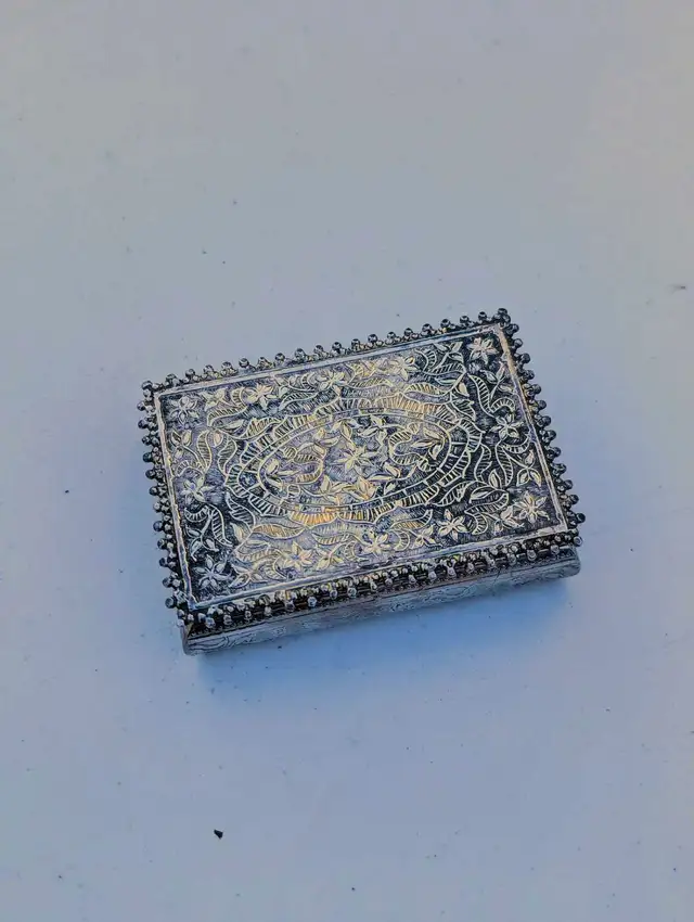 sterling silver box