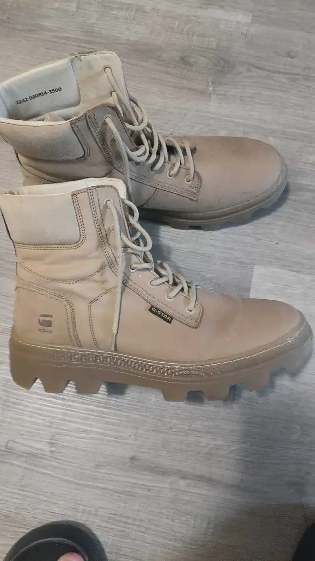 Raw combat boots 12
