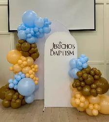 Balloon decor backdrop