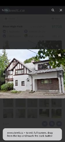 High Park Apartment For Rent !