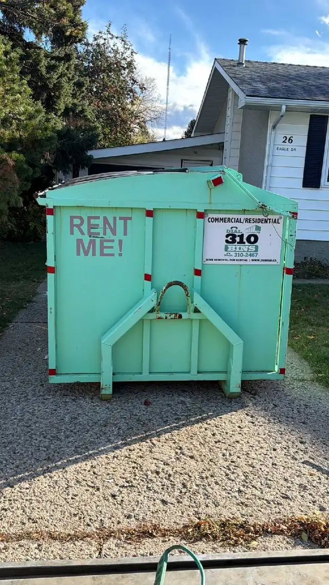 Bin rentals junk removal call 780 996 6738