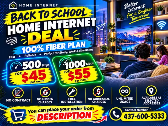 Fast, Reliable & Affordable Home Internet