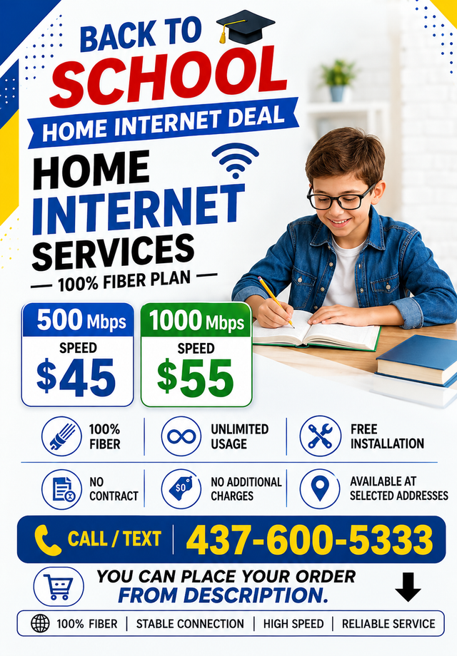 100% Fiber Home Internet | Unlimited Data