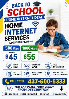 100% Fiber Home Internet | Unlimited Data
