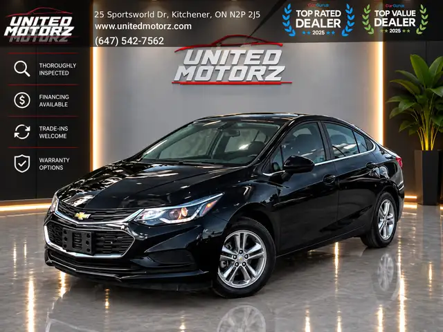 2016 Chevrolet Cruze LT ~SAFETY CERTIFIED~ONE OWNER~ NO ACCIDENT