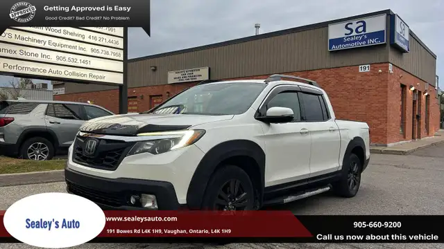 2017 Honda Ridgeline 4WD Crew Cab Sport-APPLE PLAY-REVERSE CAMER