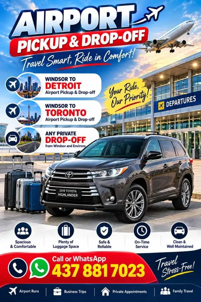 Airport pickup and drop-off