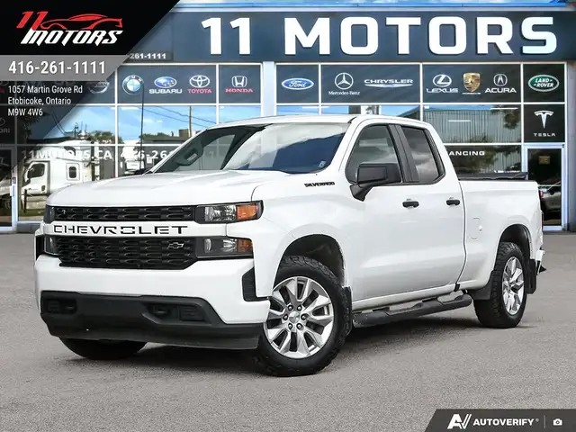 2020 Chevrolet Silverado 1500 4X4 Double Cab 147' Custom | NO AC