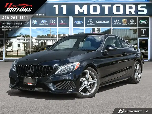 2017 Mercedes-Benz C-Class 2dr Cpe C 300 4MATIC AMG PKG | LOADED