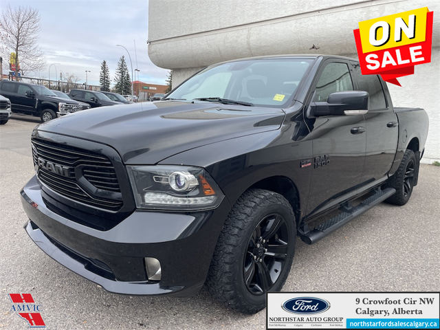 2018 Ram 1500 Sport SPORT - LOW KMS - HEMI - LEATHER