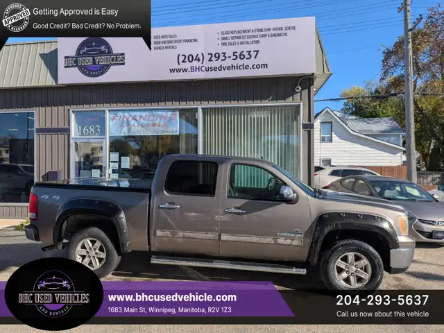 2013 GMC Sierra 1500 4WD Crew Cb SLE -Incl. 1 Yr Warranty $7,999