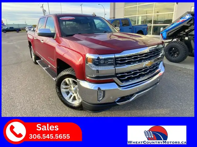 2018 Chev Silverado LT Crew 4x4 | 6 Passenger | Leather Heated f
