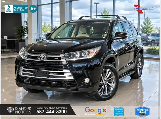 2017 Toyota Highlander XLE AWD - Mint Condition - Brand New Tire