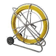 8mm Fish Tape Fiberglass Duct Rod Puller Wire Cable Run 170550