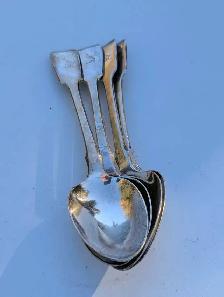 sterling silver large spoons set