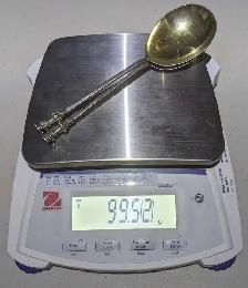 sterling silver seal-top spoons - Photo 2