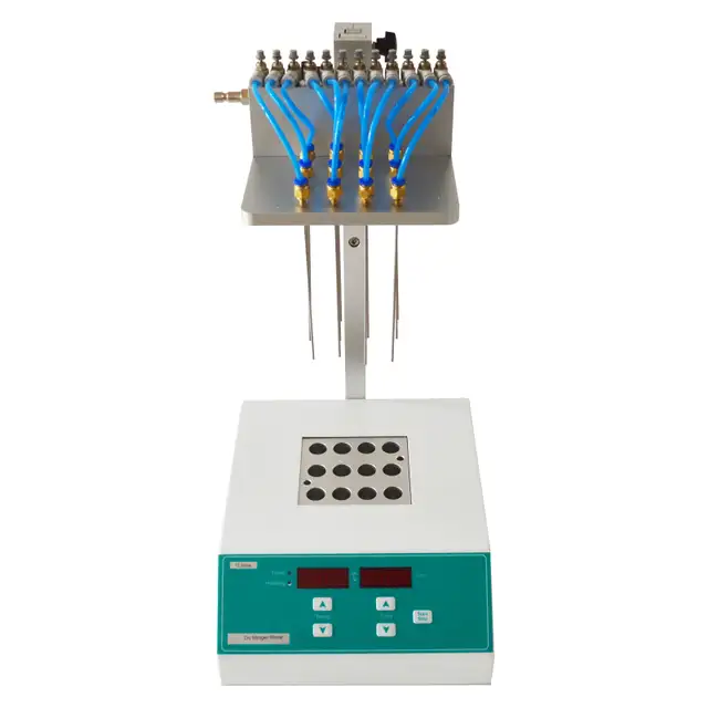 12-Gas-Needles Sample Concentrator Nitrogen Evaporator 056481