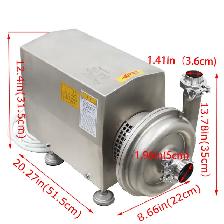 10T/H Sanitary Self-Priming Pump Centrifugal Pump 220V 025399 - Photo 5
