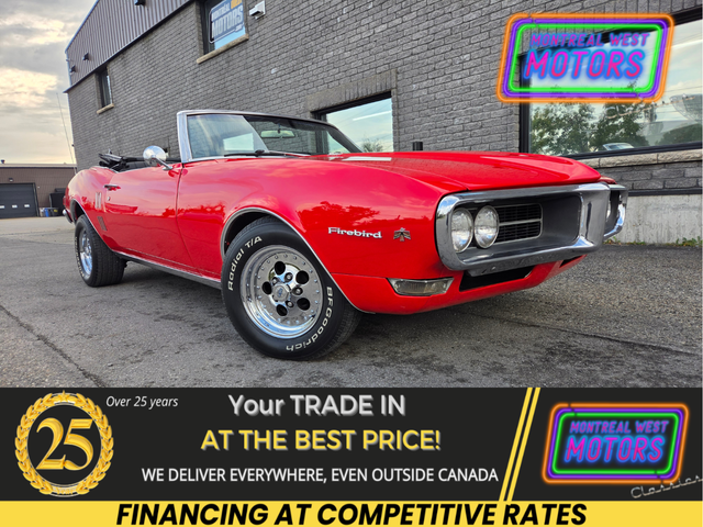 1968 Pontiac Firebird 350ci / CONVERTIBLE Cragar Wheels