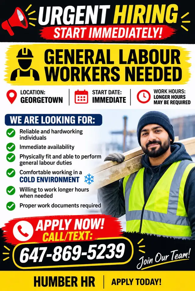 Urgent Hiring