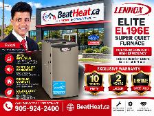 Lennox Elite EL196E Quiet Furnace with installation from $2799