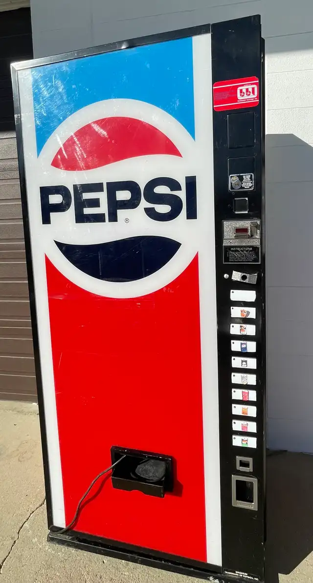 vintage Pepsi machine