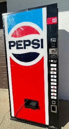 vintage Pepsi machine