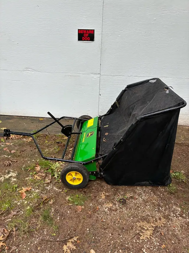 John Deer leaf sweeper