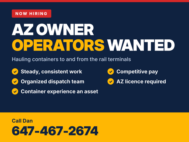 AZ Owner Operators Wanted