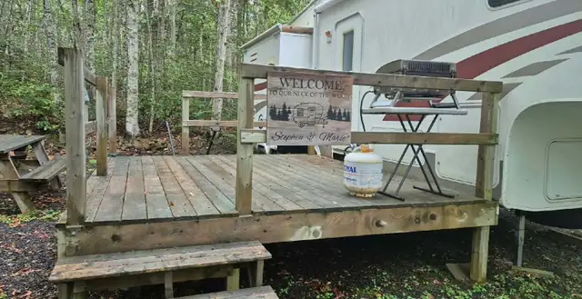 wooden deck
