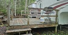 wooden deck