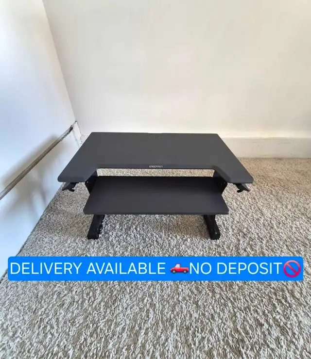 DELIVERY AVAILABLE Ergotron Workfit-T Standing Desk Workstation