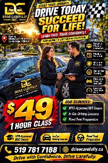 Driving Lessons and Road Test G, G2
