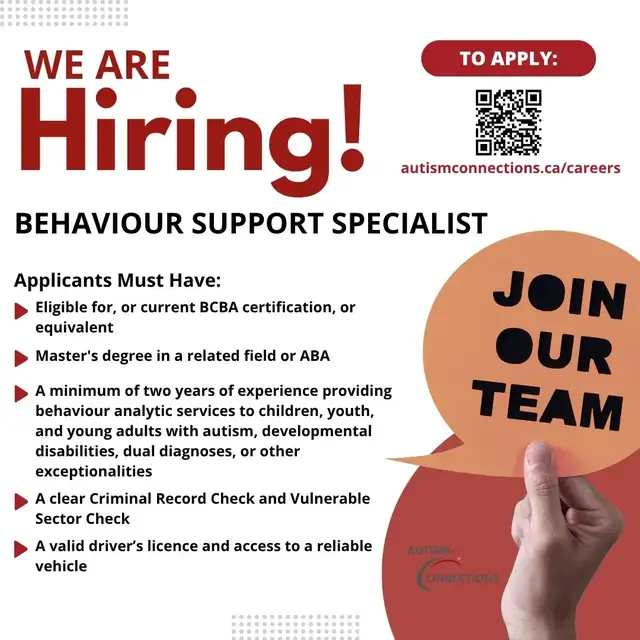 Behaviour Support Specialist (BCBA)