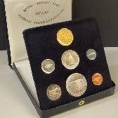 1967 Set w 22K Gold $20 Coin