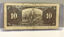 1937 $10 King George VI Canadian Note - Photo 2