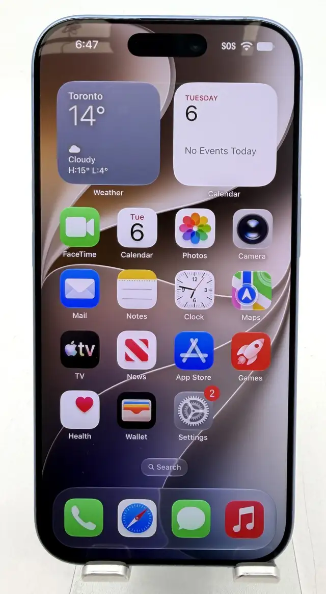 Apple iPhone 17 256GB Blue Unlocked 5G Smartphone $999