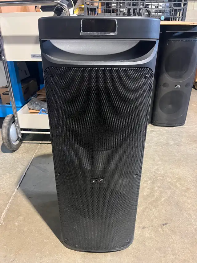 iLive Portable Bluetooth Party Speaker with Wheels & EQ