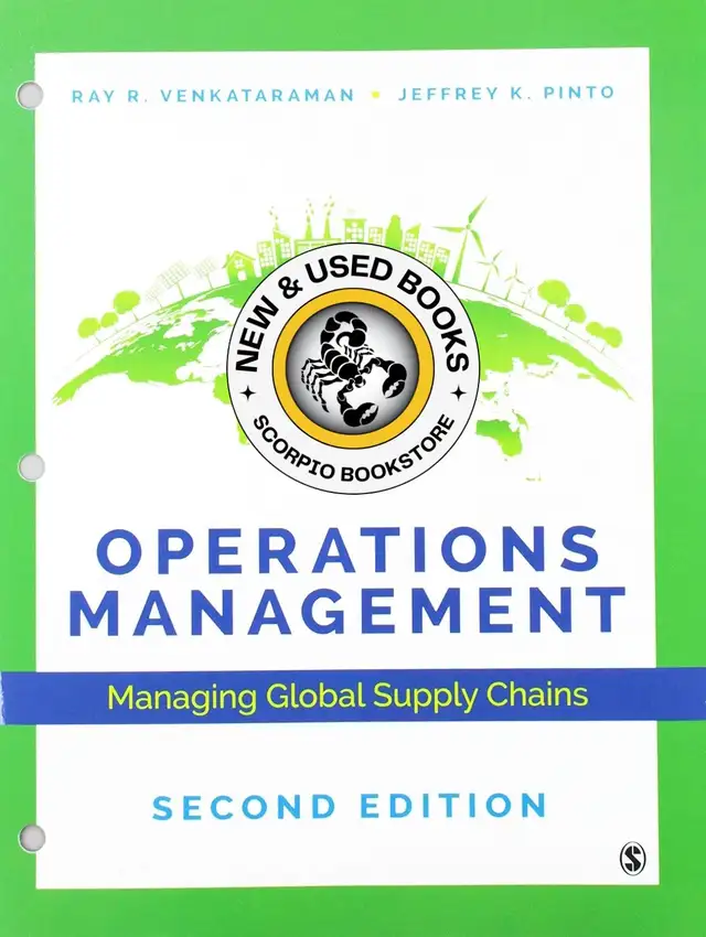 Operations Management 2nd Edition Venkataraman 9781544339405