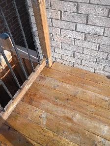 powerwashing deck and fence