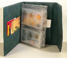 RCM Wallet with 11 UNC Classic Sets