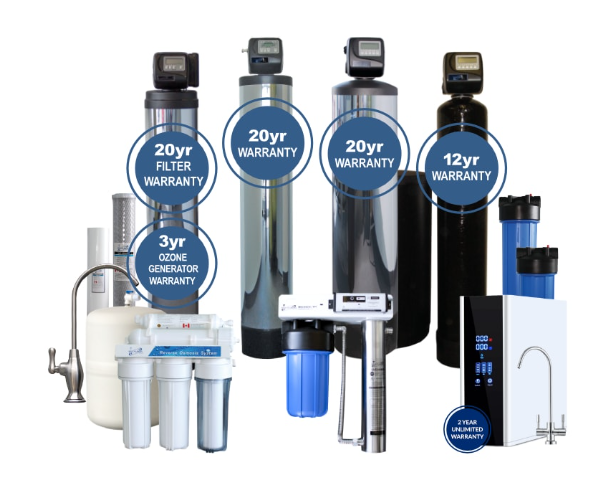 Water filtration systems, water softener, Iron filter