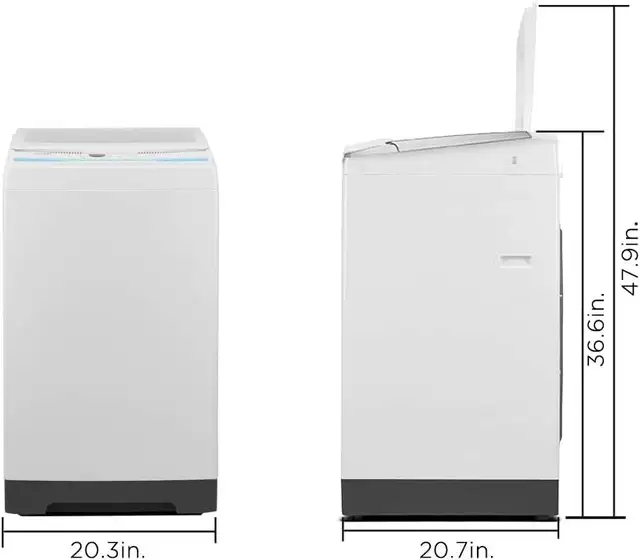 Comfee 1.8 Cu.ft Fully Automatic Washer (Laveuse), CV18DPWBL0RC0
