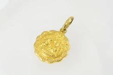 18K RICORDO DEL BATTESIMO MEDALLION (8141) - Photo 2
