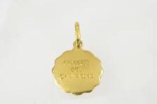 18K RICORDO DEL BATTESIMO MEDALLION (8141) - Photo 3