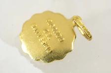 18K RICORDO DEL BATTESIMO MEDALLION (8141) - Photo 4