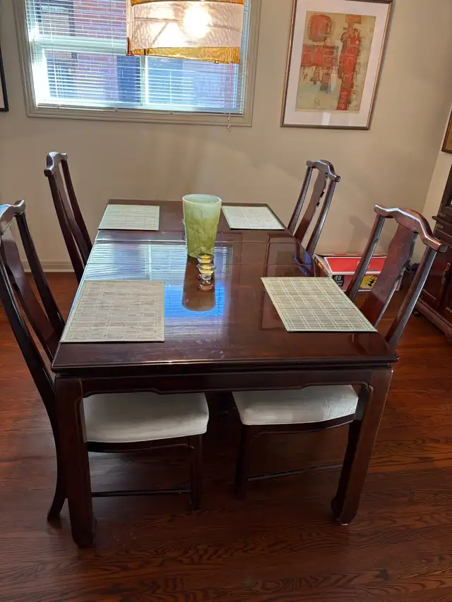 Antique mahogany Oak dining room set