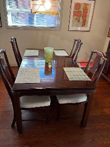 Antique mahogany Oak dining room set